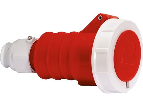 BALS CEE FörlängningssladdH6 400V 32A 4-polig RödMultigrip, Quick Connect® förnickladIP67, polyamid | EL Artiklar - Cee & multipolär - Cee material | GameStuff