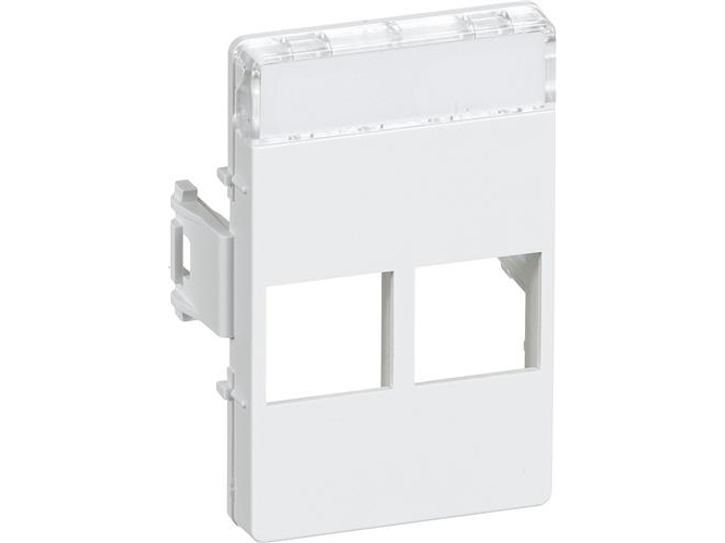 Actassi Clicline dataudtag 2xRJ45 hvid