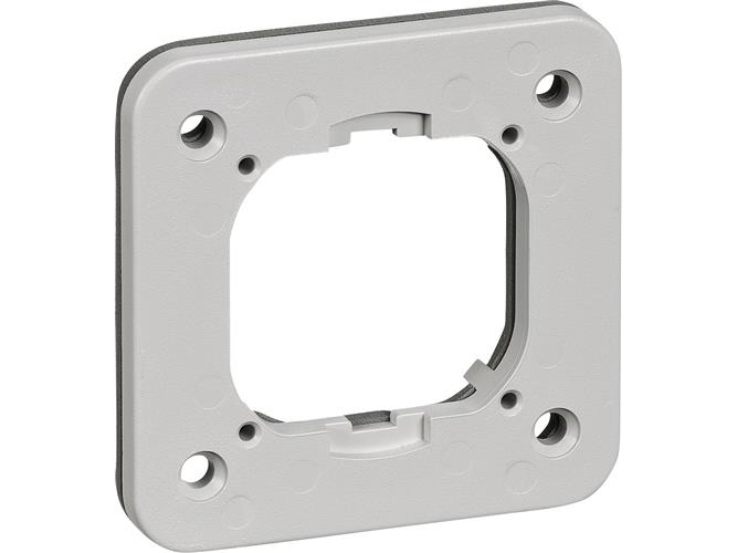 LK OPUS 74, Mellemplade til udskiftning af planforsnket plantangent 1 modul afbryder, 1 modul, lysegr - Lauritz Knudsen