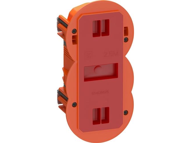 Lauritz Knudsen Fuga Air Slim Forfradåse 2,5 Modul, Orange.