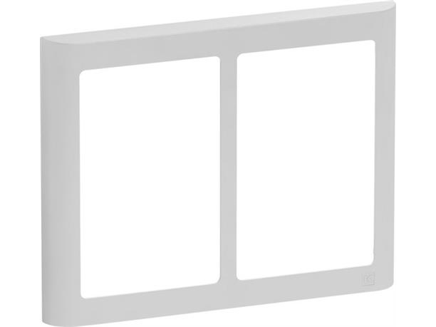 LAURITZ KNUDSEN FUGA SOFT designramme 2x1,5 modul, lysegrå.