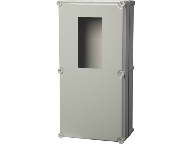 FIBOX Mittarikaappi EK, polykarbonaatti 560 x 280 x 180 mm, mittariliitäntärivillä kaapelille 63A 16 neliö CU