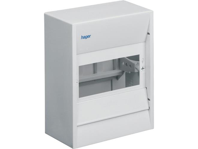 HAGER Mini cover GD108E 8 moduler med PE-klämmameHxWxD: 180 x 182 x 82 mmIP 30 | EL Artiklar - Elcentral - Gruppcentral | GameStuff