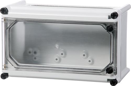 FIBOX Dæksel/låg SOLID P polyesteri 300 x 300 x 45 mm läpinäkyvä Hængsellåg IP67