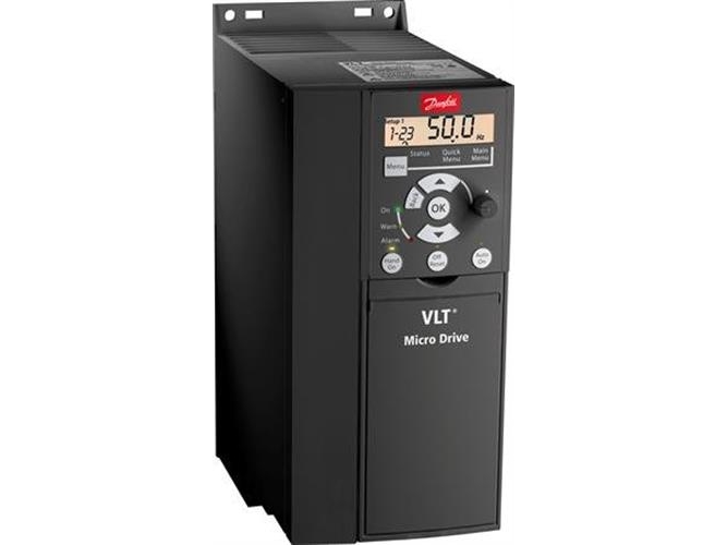 Danfoss Frekvensomformer Micro Drive Fc51 3x400vac Uden Display Ip20 Højde 180 Bredde Dybte 168 5kw Med Bremsechopper