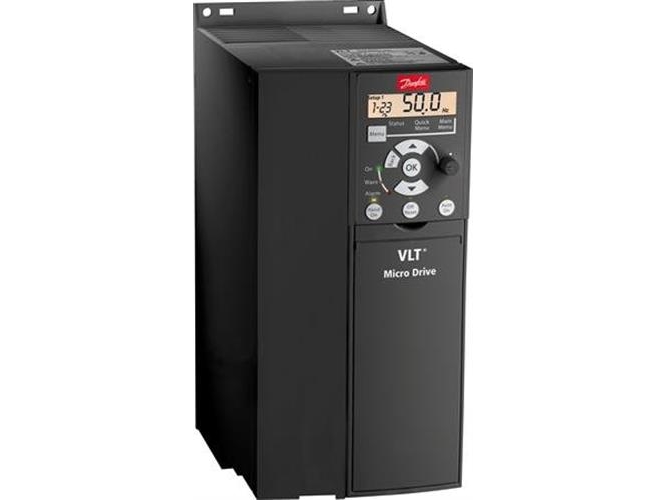 Danfoss Frekvensomformer Microdrive Fc51 3x400vac Uden Display Med Bremsechopper 0kw Ip20