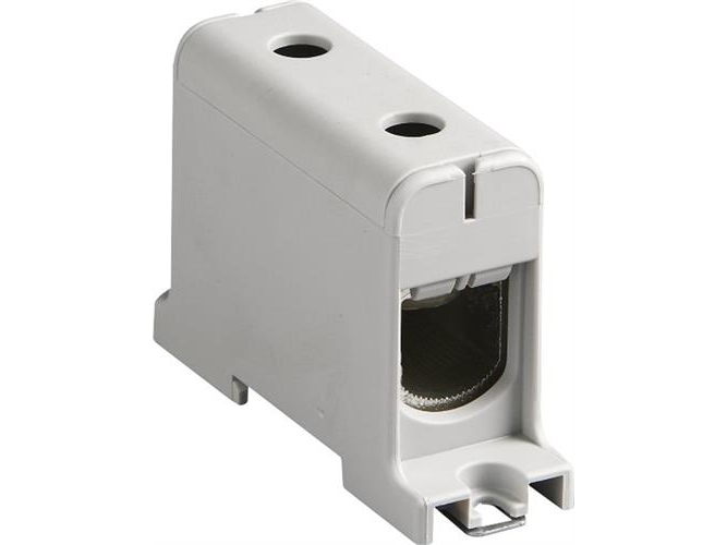 Gennemgangsklemme 35-150mm² skrueterminal GRÅ ENKEL