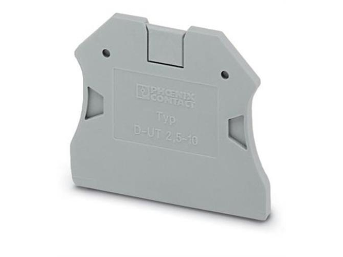 Phoenix Contact D-UT 2.5/10, Kåpa för kopplingsplintar, 1 styck, Grå, 2,2 mm, 47 mm, 39,8 mm | EL Artiklar - Andra EL - Samlare dosor och församlingar | GameStuff