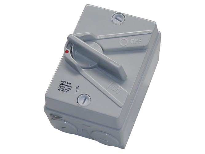 Säkerhetsavbryder 63A, AC23, 3P+N, Grå | EL Artiklar - Elcentral - Strömbrytare | GameStuff