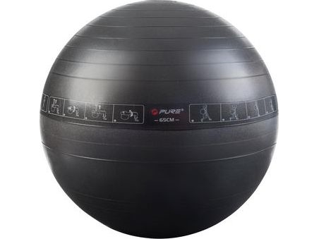 Pure2improve | Exercise Ball | Juodas | 65 Cm
