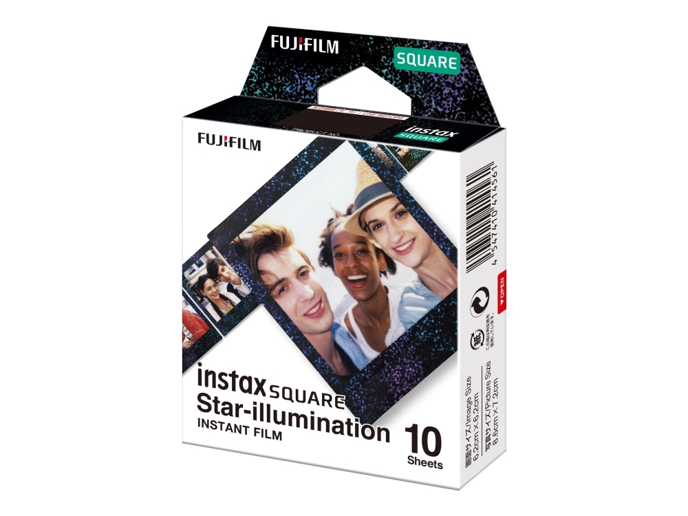 Fujifilm Instax Square Star Illumination - Farvefilm Til Umiddelbar Billedfremstilling (Instant Film) - 10 Optagelser