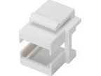 Alantec Keystone Monteringsadapter Til Sc Simplex / Lc Duplex Adapter, Hvid Alantec - Alantec