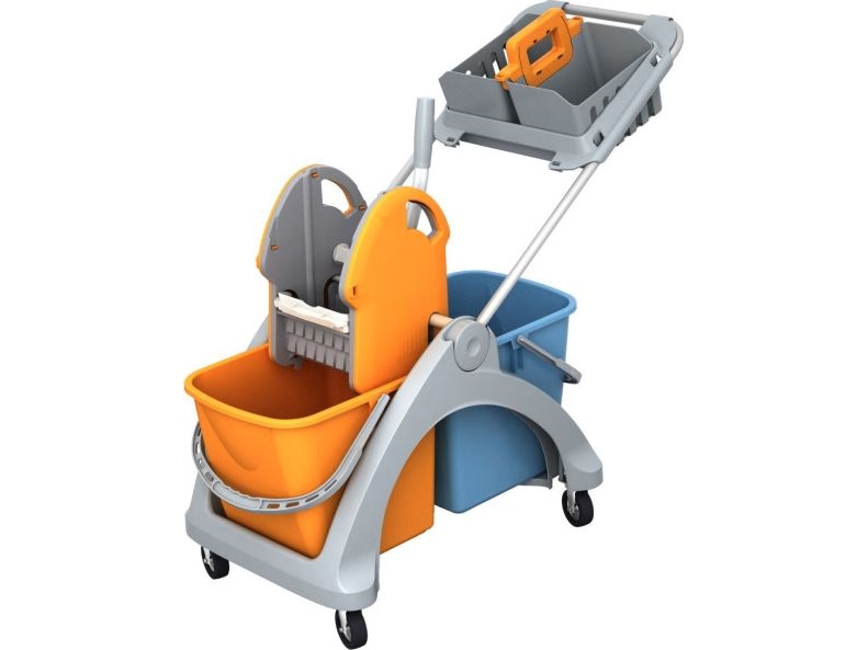 Splast Tsk-0006 Plastvogn 2X25l + Kurv