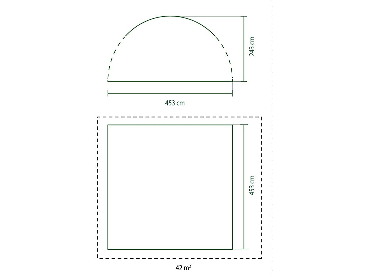 Coleman 2000016832, Soltak, Grön, Vit, Stål, Polyester, 20,15 m², 100 cm | Utomhus - Camping - Tält | GameStuff