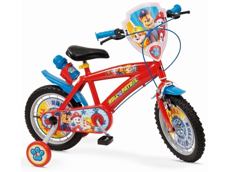 Kinderfahrrad 14" Paw Patrol Rot 1478 Junge Neu Toimsa (8422084014780)