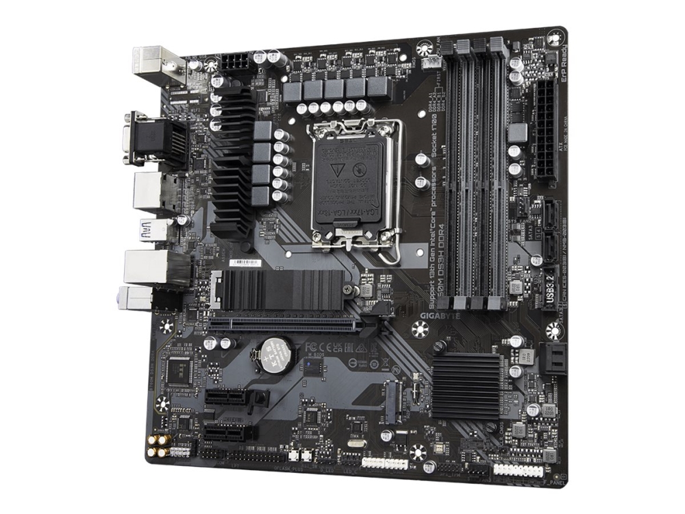 Gigabyte B760m Ds3h Ddr4, Intel, Lga 1700, Intel Celeron , Intel Core I3, Intel Core I5, Intel Core I7, Intel Core I9,..., Lga 1700, Ddr4-Sd