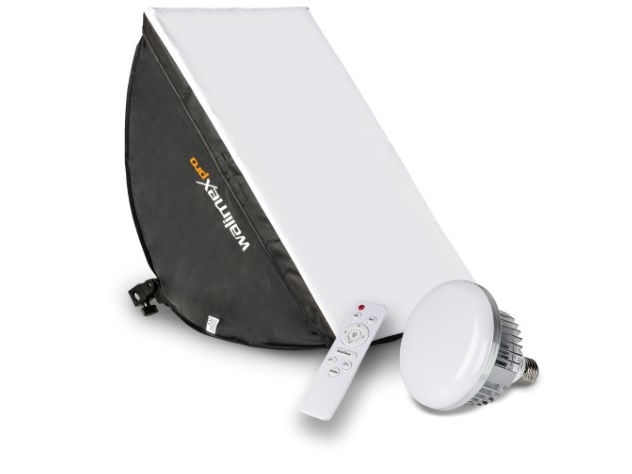 Walimex Pro LED, 45 W, 1 lamppu(a), LED, E27, 50000 h, Viileä valkoinen, Lämmin valkoinen