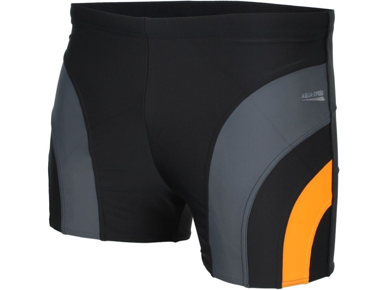 Aqua-Speed Sasha Sort/Grå/Orange Badeshorts 310 Størrelse Xxxl /2418
