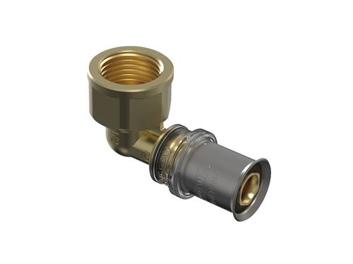 Wavin Tigris M5 vinkel med muffe 25 mm x 3/4´´. DZR messing. Til U, UP, H, B , TH bakker