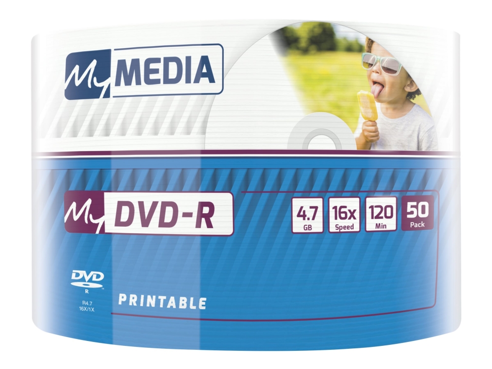 Verbatim Mymedia My Dvd-R - Dvd-R - 120 Mm - Druckbar - Spindel - 50 Stück(E) - 4,7 Gb