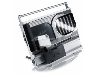 Graef UNA 90, Elektrisk, 1,5 cm, Sølv, Aluminium, 17 cm, 170 W | Köksapparater - Köksmaskiner - Skärmaskin | GameStuff