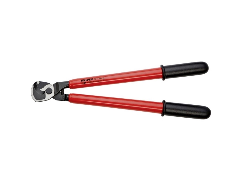 Knipex 95 17 500, Sideskærende Tænger, 2,7 Cm, Aluminium, Stål, Aluminium, Sort, Rød, 500 Mm