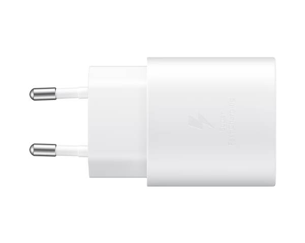 Samsung oplader USB-C. 25W. Hvid