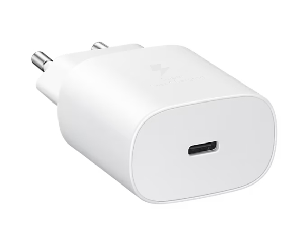 Samsung laddare USB-C. 25W. Vit