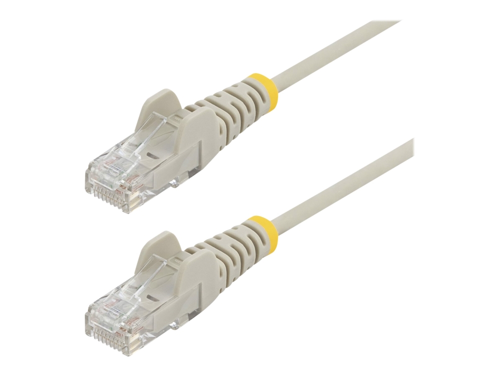 Startech.Com 2M Slim Lszh Cat6 Ethernet Cable, 10 Gigabit Snagless Rj45 100W Poe Patch Cord, Cat 6 10Gbe Utp Network Cable W/Strain Relief, Grey, Etl