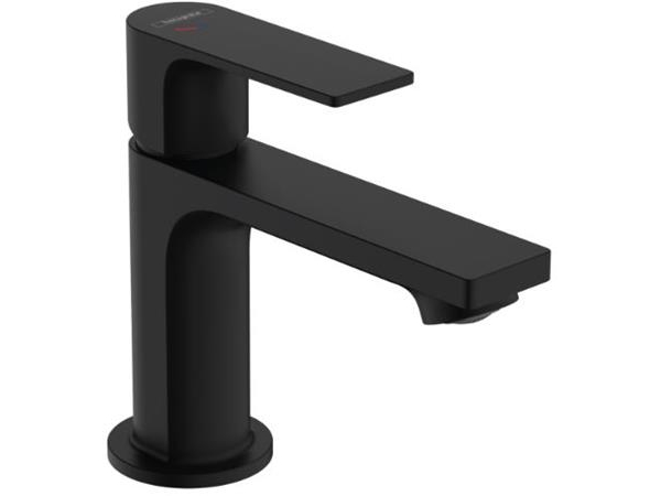 hansGrohe Rebris E håndvaskarmatur 80 CoolStart med løft-op bundventil, mat sort | VVS Artiklar - Badrum - Amatures och reservdelar | GameStuff