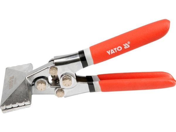 Yato YT-5141, Tryktænger, 8 cm, 3,5 cm, Kulstofstål, Polyvinylchlorid (PVC), Stål, PVC, Stål, Rød