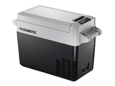 Dometic CFF20 - Kannettava jääkaappi - leveys: 28,3 cm - syvyys: 66 cm - korkeus: 43 cm - 21 litraa - luokka C - tummanharmaa