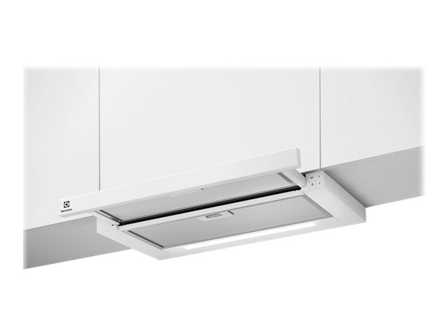 Electrolux Serie 300 LFP416W - Kåpa - teleskopisk - bredd: 59.8 cm - djup: 30 cm - utsug och återcirkulering (-) - vit | Vitvaror - Köksfläktar - Vägghängda | GameStuff