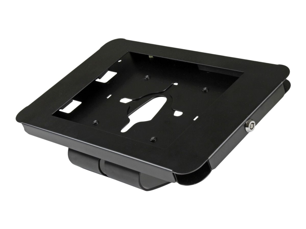 Startech Secure Tablet Enclosure Stand- Lockable Anti Theft Steel Desk or Wall Mount for 9.7 iPad / Tablet - VESA Compatible (SECTBLTPOS) - Stativ (monteringsbøjle, puder, frontplade, bagplade) - for tablet - låsbar - stål - sort - skærmstørrelse: 9.7 - monteringsgrænseflade: 100 x 100 mm - vægmonterbar, skrivebord - for P/N: DK30CHPH