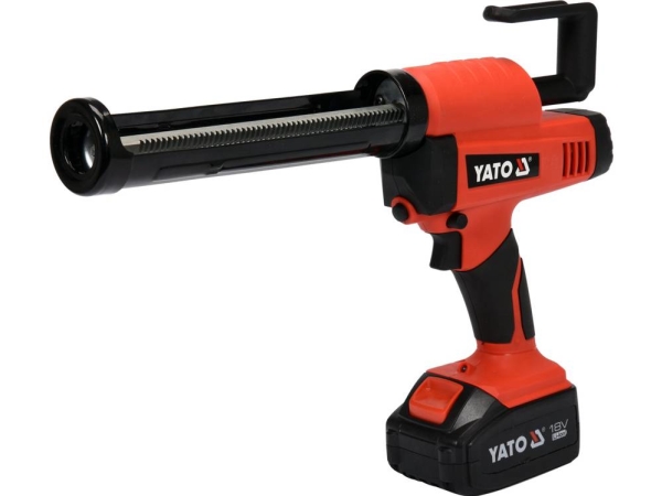 Yato YT-82888, Patron, Svart, Orange, 8 mm/sek, 0,5 mm/sek, 2000 N, 300 ml | Färg & Tillbehör - Målningsverktyg - Tätningspistoler | GameStuff