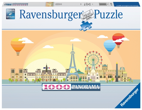 Brio 10217393 At Paris Night 1000P Puslespil Ravensburger