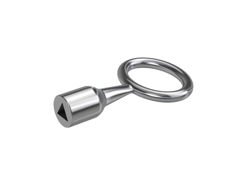 BASI 301D-7, Metallic, 1 ben, 1 hoved(er), Trekant, 7 mm, 22 g