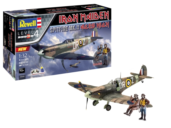 Revell Spitfire Mk.II, Luftfarkostmodell med fast vinge, Monteringssats, 1:32, Spitfire Mk.II, Hankoppling, Plast | Hobby - Modellbygge - Plast Byggmodeller - Starter set | GameStuff