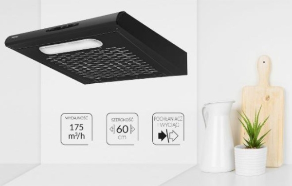 Sisäänrakennettava liesituuletin MPM-61-PX-73