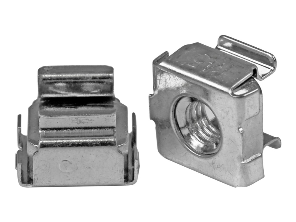 Startech 50 Pkg M5 Cage Nuts For Server Rack Cabinets - M5 Cage Nuts - Rack Cage Nuts - Cage Nuts (Cabcagenuts) - Møtrikker Til Rack (Pakke Med 50) -