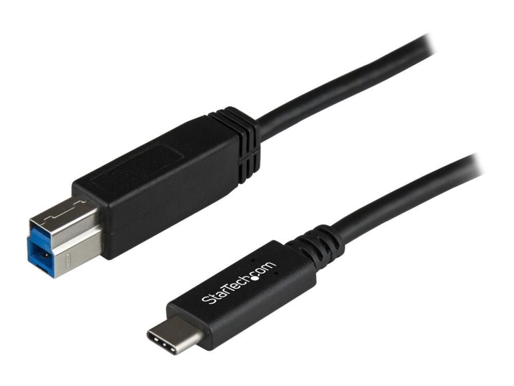 Startech.Com Usb C To Usb B Printer Cable - 1M / 3 Ft - Superspeed - Usb 3.1 - 10Gbps - Usb C Printer Cable - Usb Type C To Type B (Usb31cb1m) - Usb-