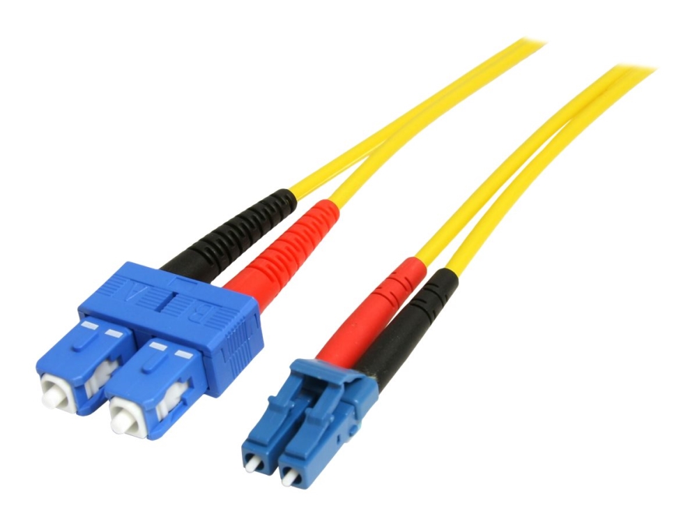 Startech 7M Fiber Optic Cable - Single-Mode Duplex 9/125 - Lszh - Lc/Sc - Os1 - Lc To Sc Fiber Patch Cable (Smfiblcsc7) - Patchkabel - Sc Enkelttilst