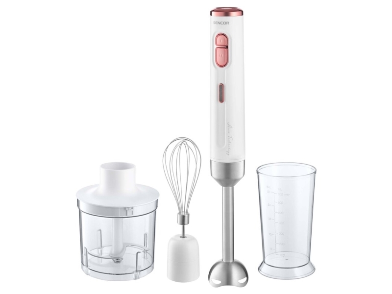 Sencor Shb 9000Wh, Nedsænkning Blender, Knusning Af Is, Lyserød, Hvid