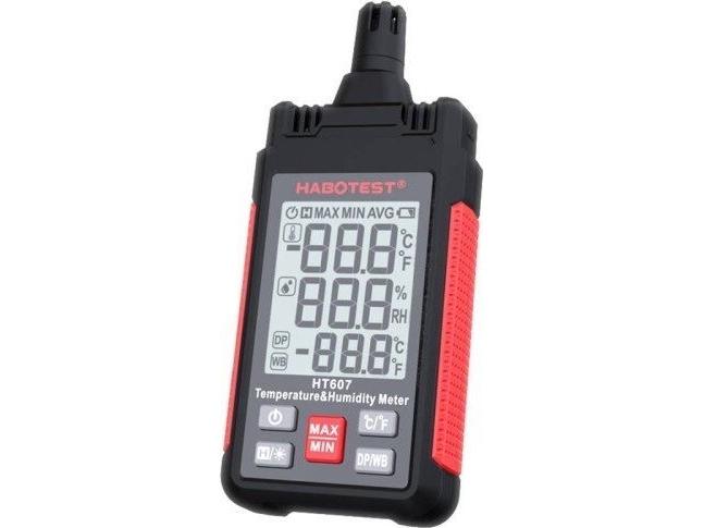 Habotest Temperatur- Und Feuchtigkeitsmessgerät Habotest Ht607