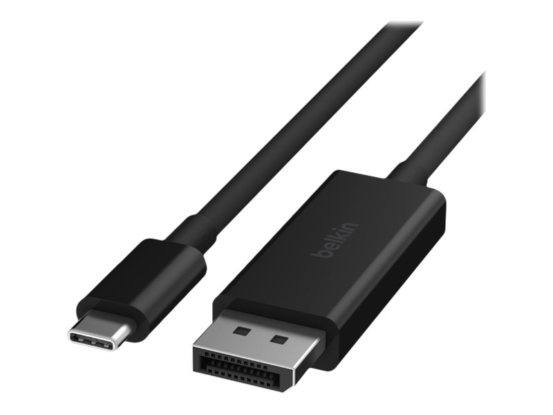 Belkin Avc014bt2mbk, 2 M, Usb Typ-C, Displayport, Stecker, Stecker, Gerade