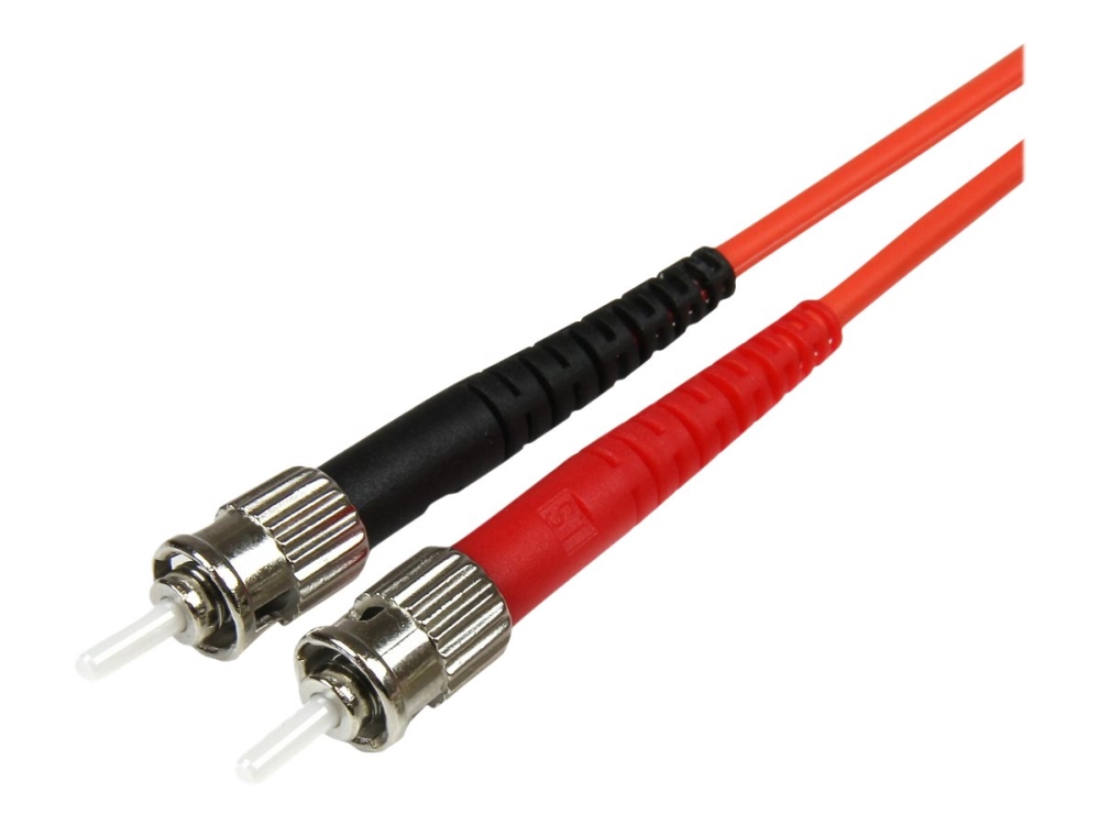 Startech 1M Fiber Optic Cable - Multimode Duplex 50/125 - Lszh - Lc/St - Om2 - Lc To St Fiber Patch Cable - Patchkabel - St Multimodus (Han) Til Lc M