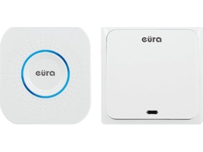 Eura Wdp-82H2 "Chill-Out" Funk-Türklingel - Batterielos, Drucktaster (Kinetisch), Aufrüstbar