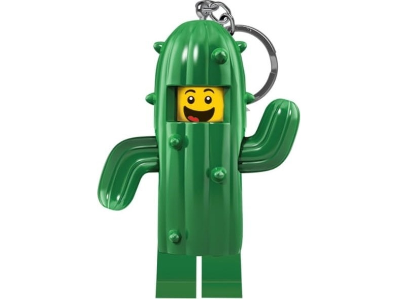 Lego Classic Nøglering Ke157 Nøglering Med Lego Cactus Lommelygte