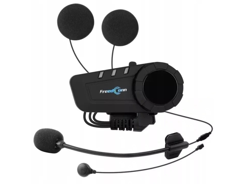 Freedconn Ky-Pro Motorrad-Intercom, Einzelgerät, Schwarz