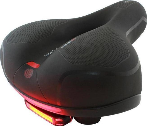 Aptel Gel cykelsadel med LED-ljusventilation RW5I | Cykling - Cykelutrustning - Sadelmakare | GameStuff